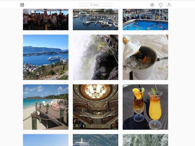Rate Cruise Travel Instagram Account